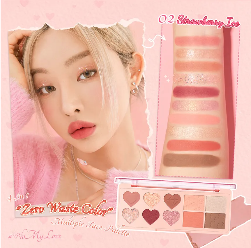 PINKFLASH - Highlighter Blusher Multi Palette