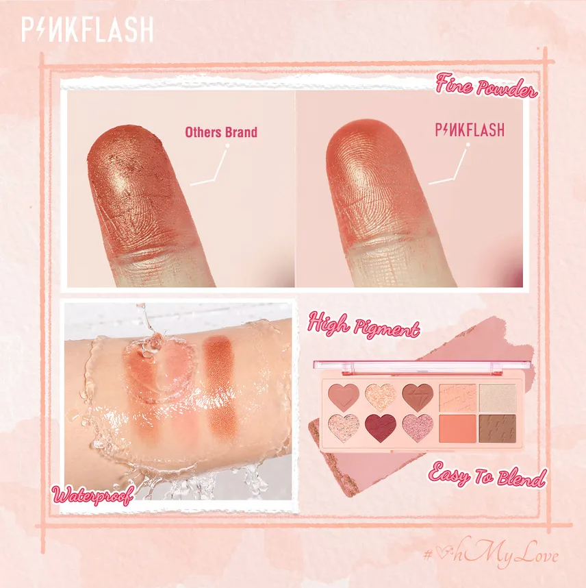 PINKFLASH - Highlighter Blusher Multi Palette