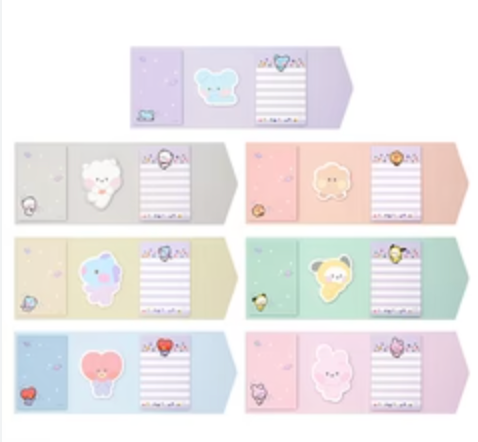 BT21 - Minini Memo autocollants