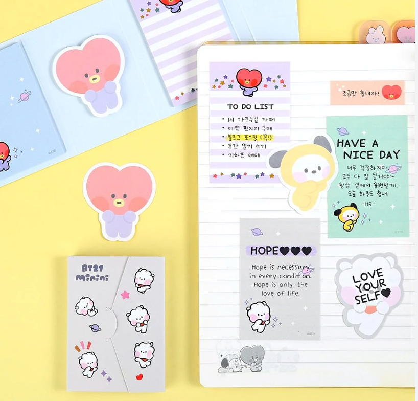 BT21 - Minini Memo autocollants