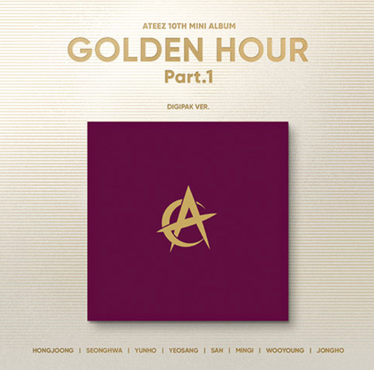 ATEEZ – 10th Mini Album [GOLDEN HOUR : Part.1] (DIGIPACK ver.)