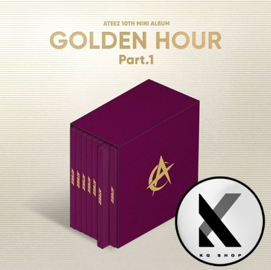 ATEEZ – 10th Mini Album [GOLDEN HOUR : Part.1] (DIGIPACK ver.) (SET) [KQSHOP POB]