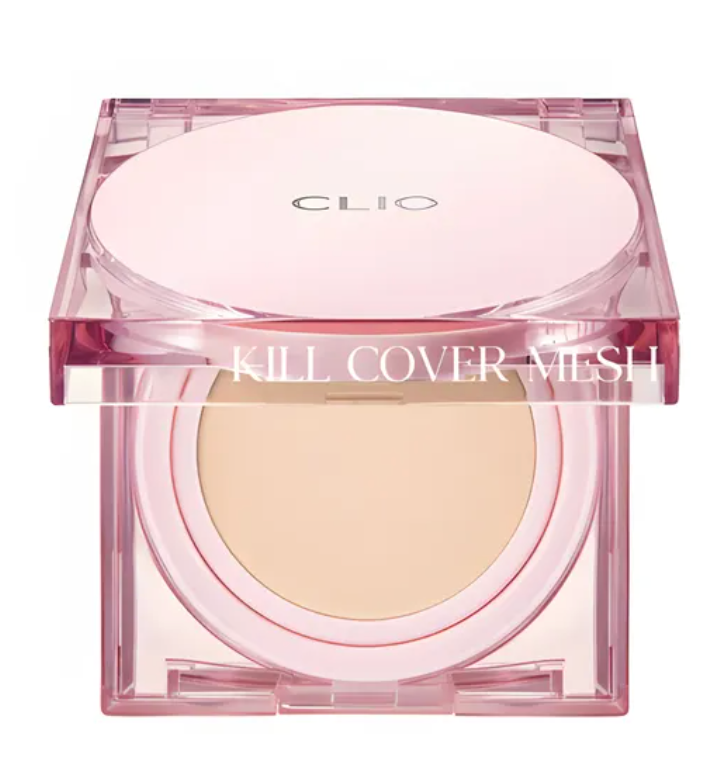 CLIO- Kill Cover Mesh Glow Cushion Set - Eponge Fond de teint avec recharge - # 3BY LINEN