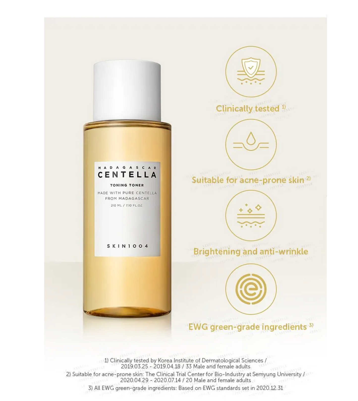 SKIN1004 - Tonique à la Centella de Madagascar - 210ml