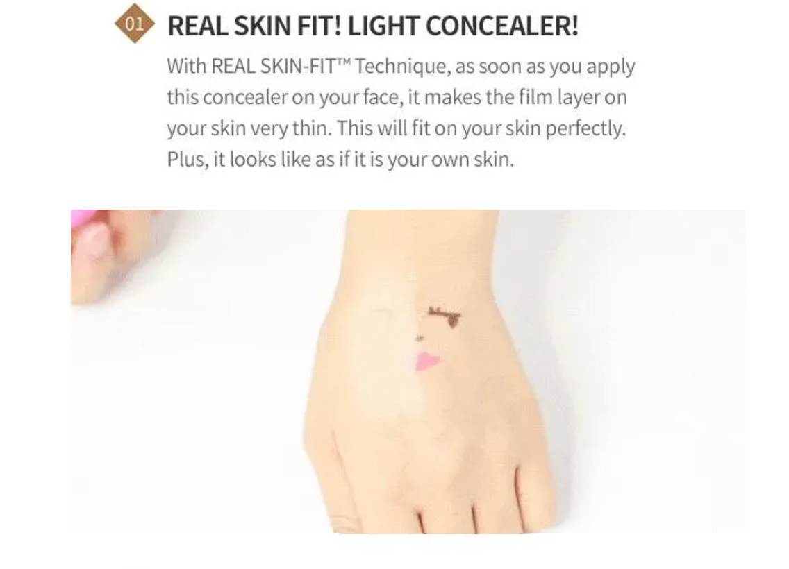 ETUDE - Big Cover Skin Fit Concealer Pro