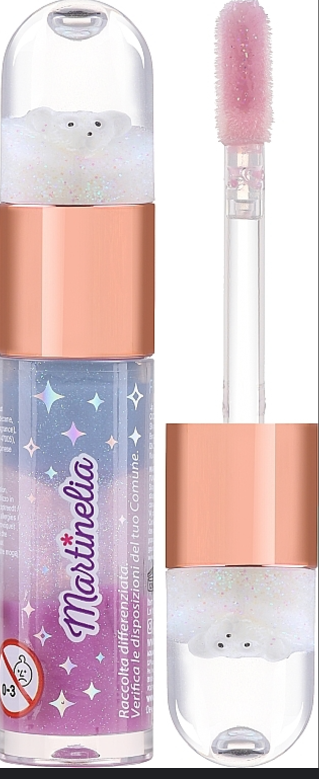 Martinelia Lip Gloss Bear Glitter Effect
