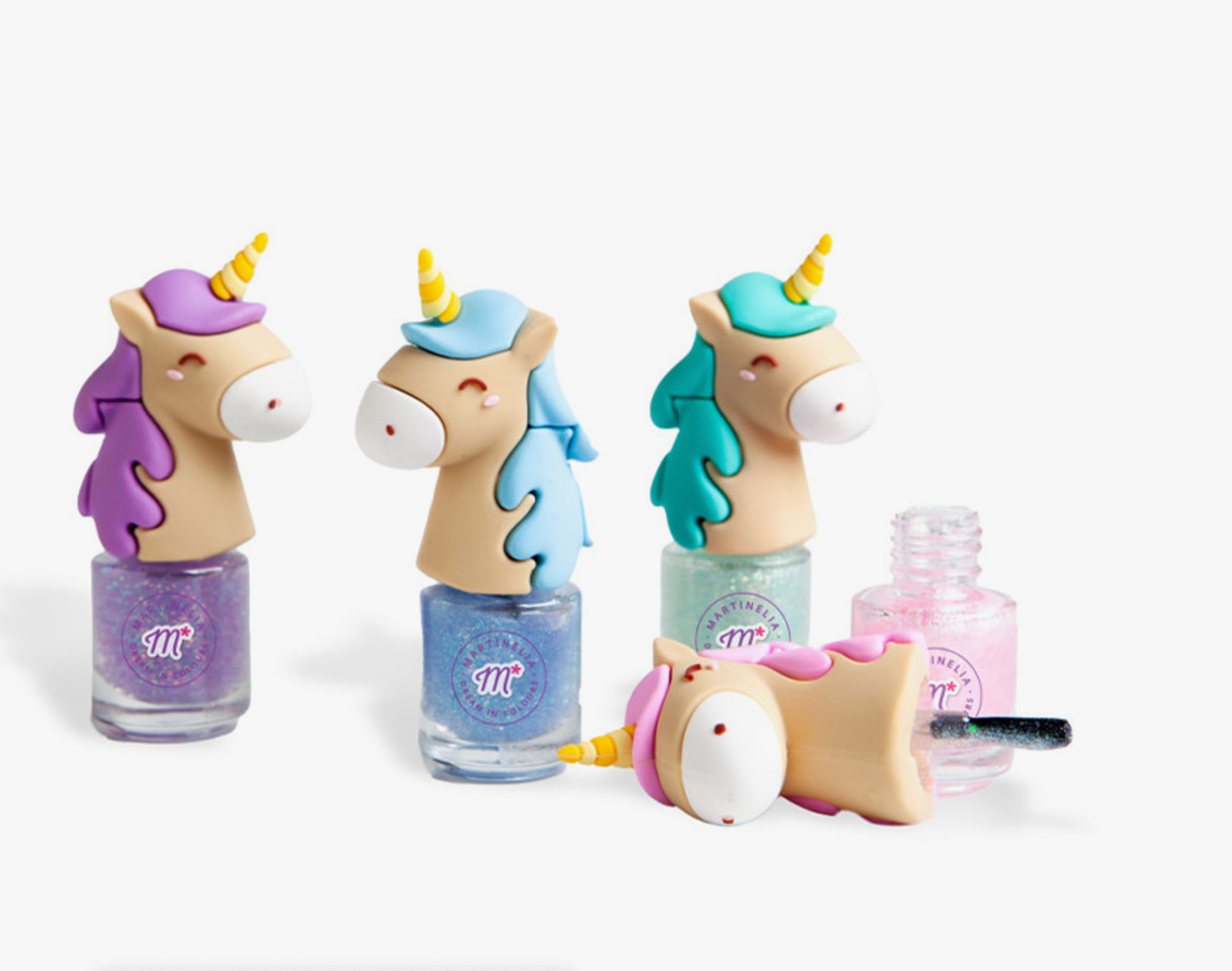 Vernis à ongles pailleté Licorne (coloris aléatoire) Martinelia
