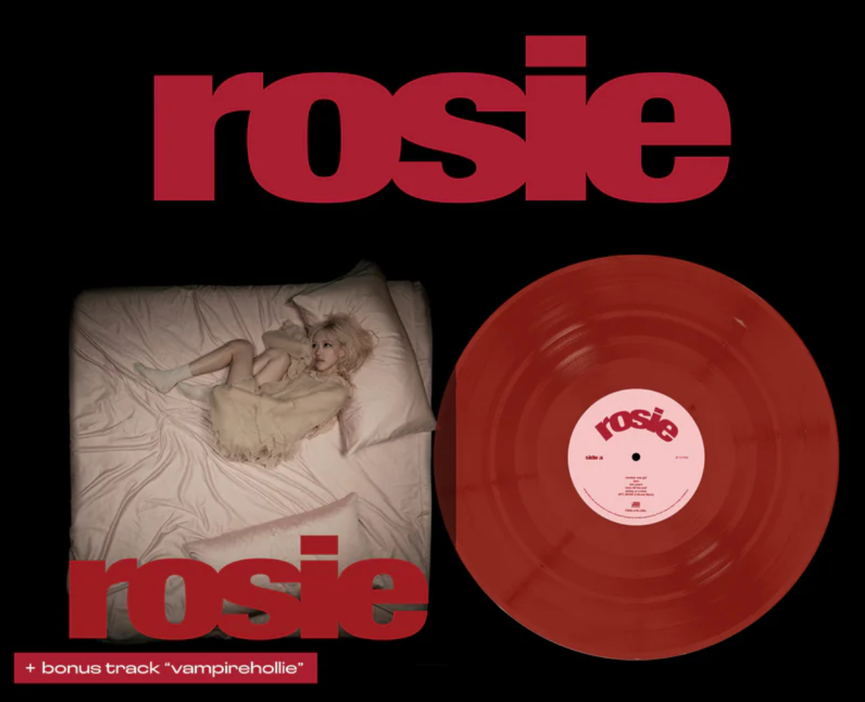 ROSÉ - ROSIE Vinyl (vampirehollie edition)