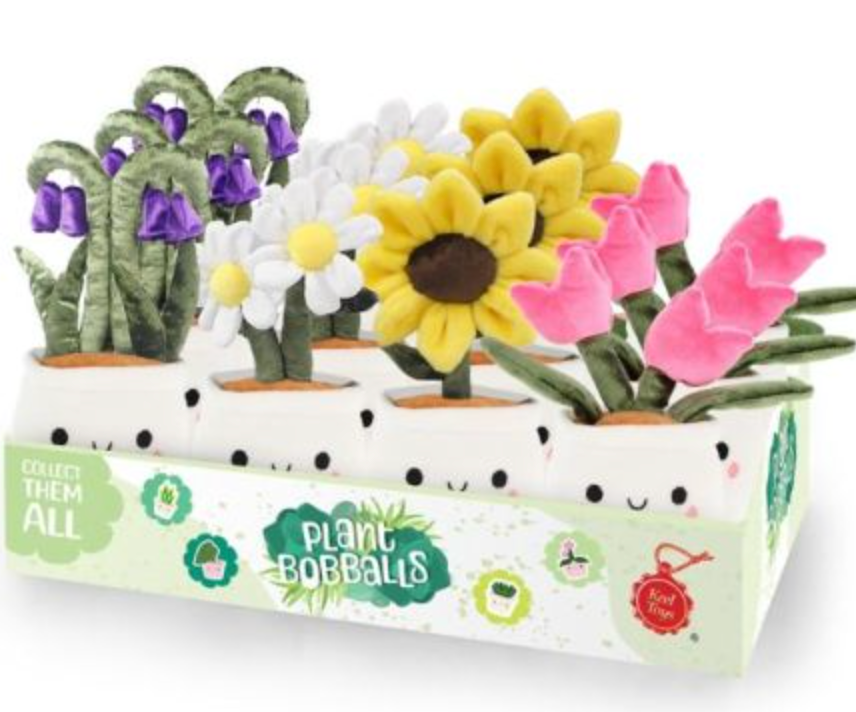 Peluche Bobballs 12cm - Fleur en pot (aléatoire)