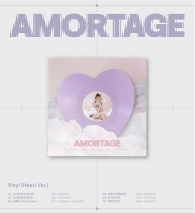 JISOO (BLACKPINK) - AMORTAGE (Heart ver.) (Vinyl)