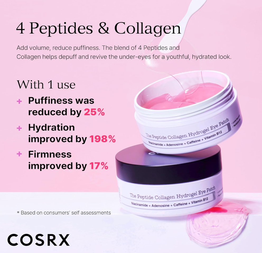 COSRX - The Peptide Collagen Hydrogel Eye Patch 60 PATCHES