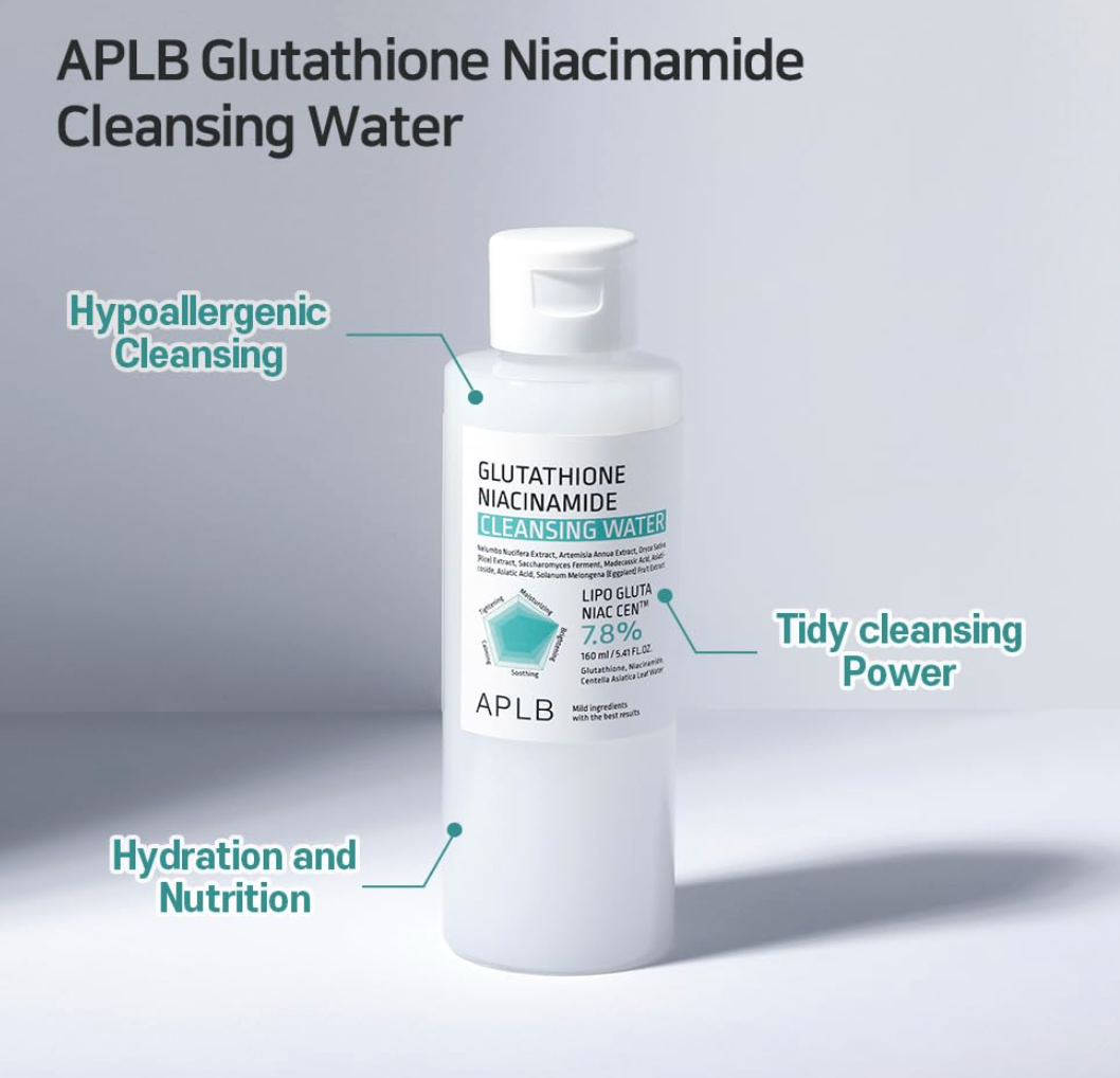 APLB - Glutathione Niacinamide Cleansing Water | LIPO GLUTA NIAC CEN™ 7.8%