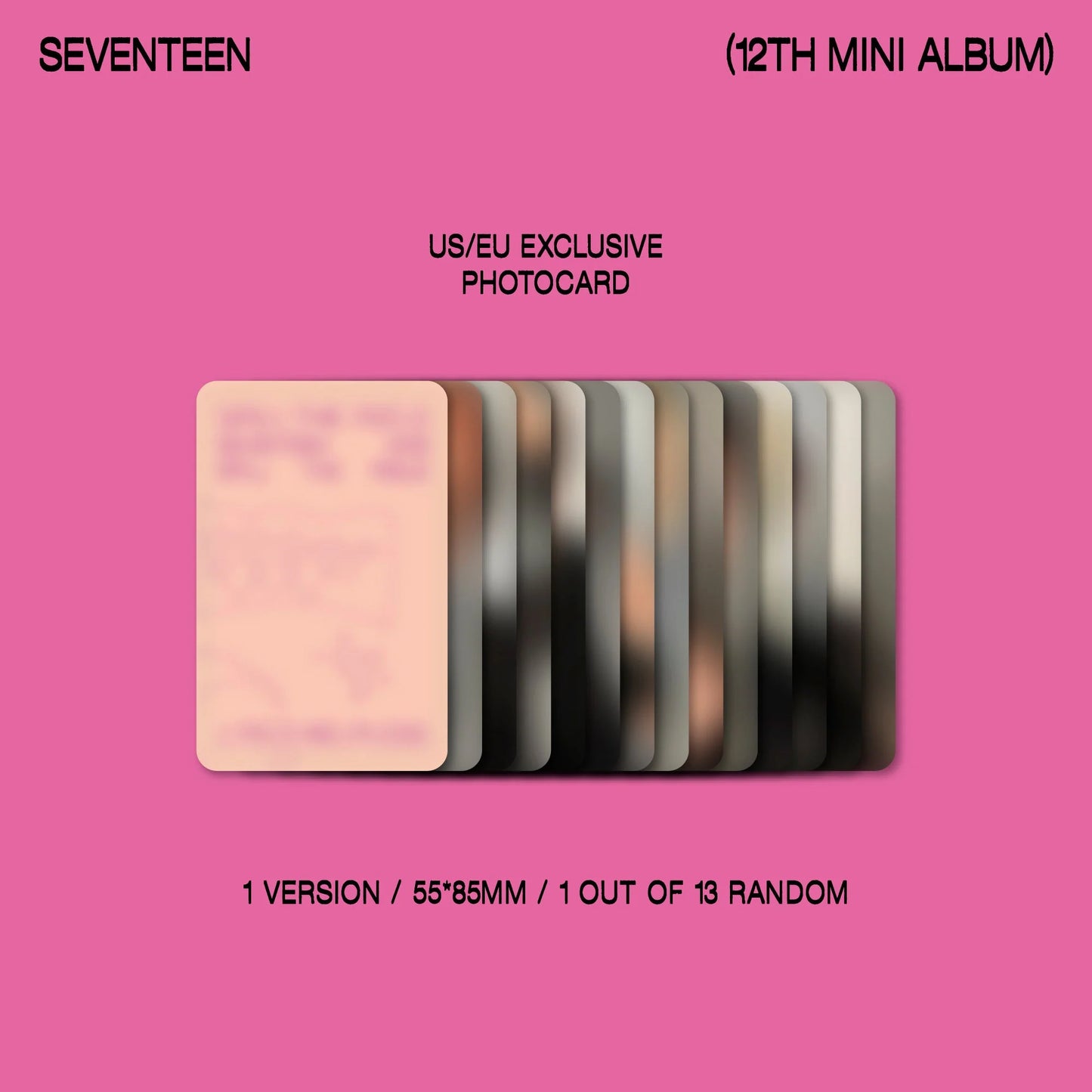 SEVENTEEN - 12th Mini Album 'SPILL THE FEELS' FEEL (Signés)
