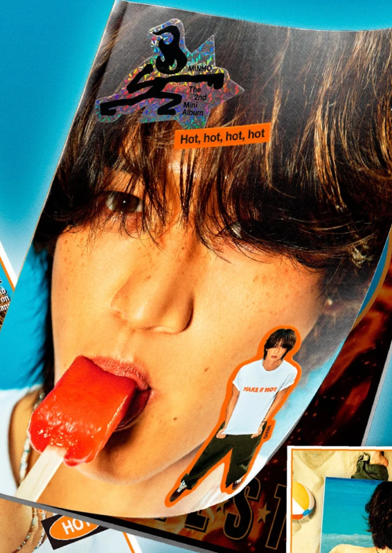 MINHO - 2nd Mini Album [Make it hot] Hot island Ver.