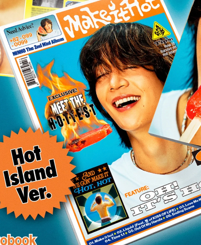 MINHO - 2nd Mini Album [Make it hot] Hot island Ver.