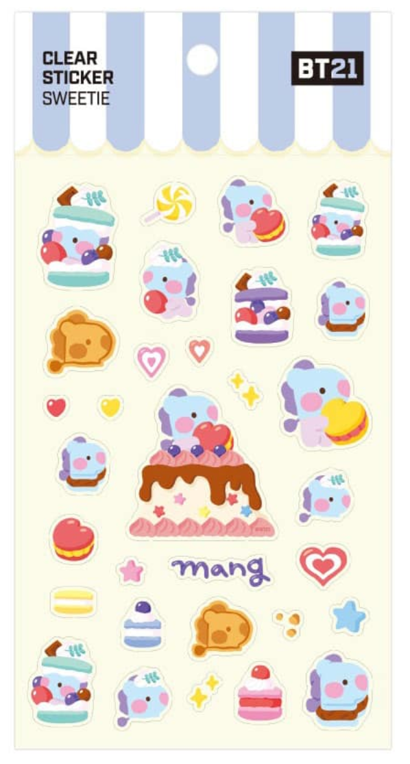 BT21 - Clear Sticker Sweetie