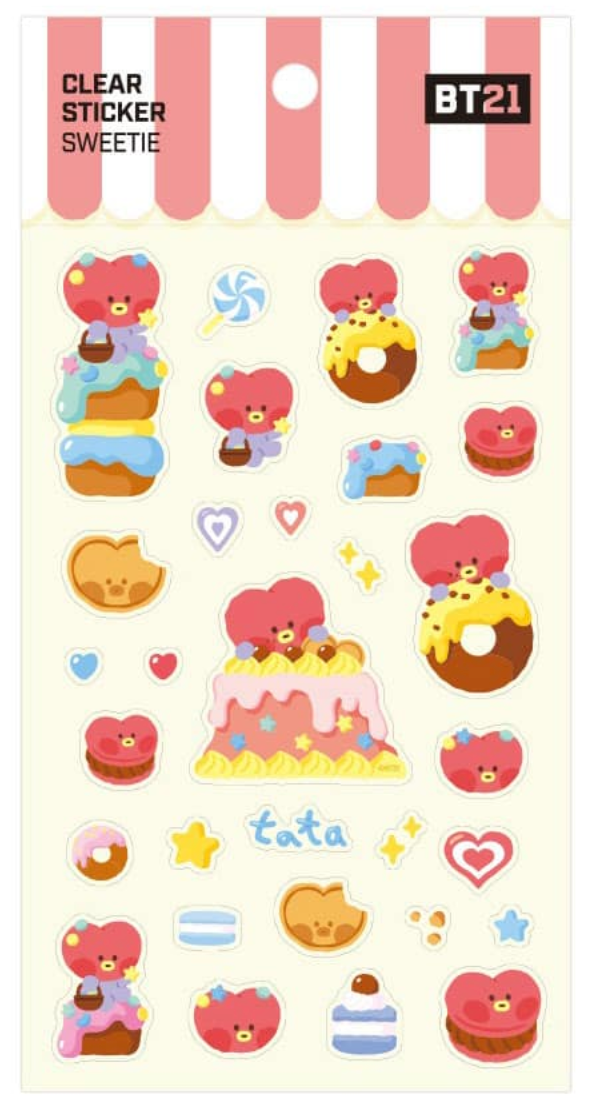 BT21 - Clear Sticker Sweetie