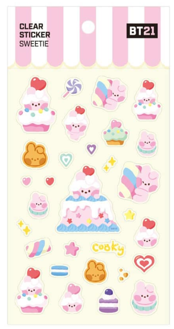 BT21 - Clear Sticker Sweetie