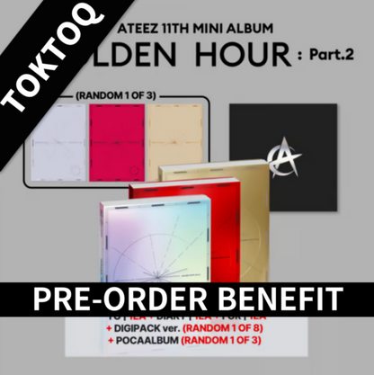 ATEEZ - 11th EP [GOLDEN HOUR : Part.2] [TOKTOQ POB]