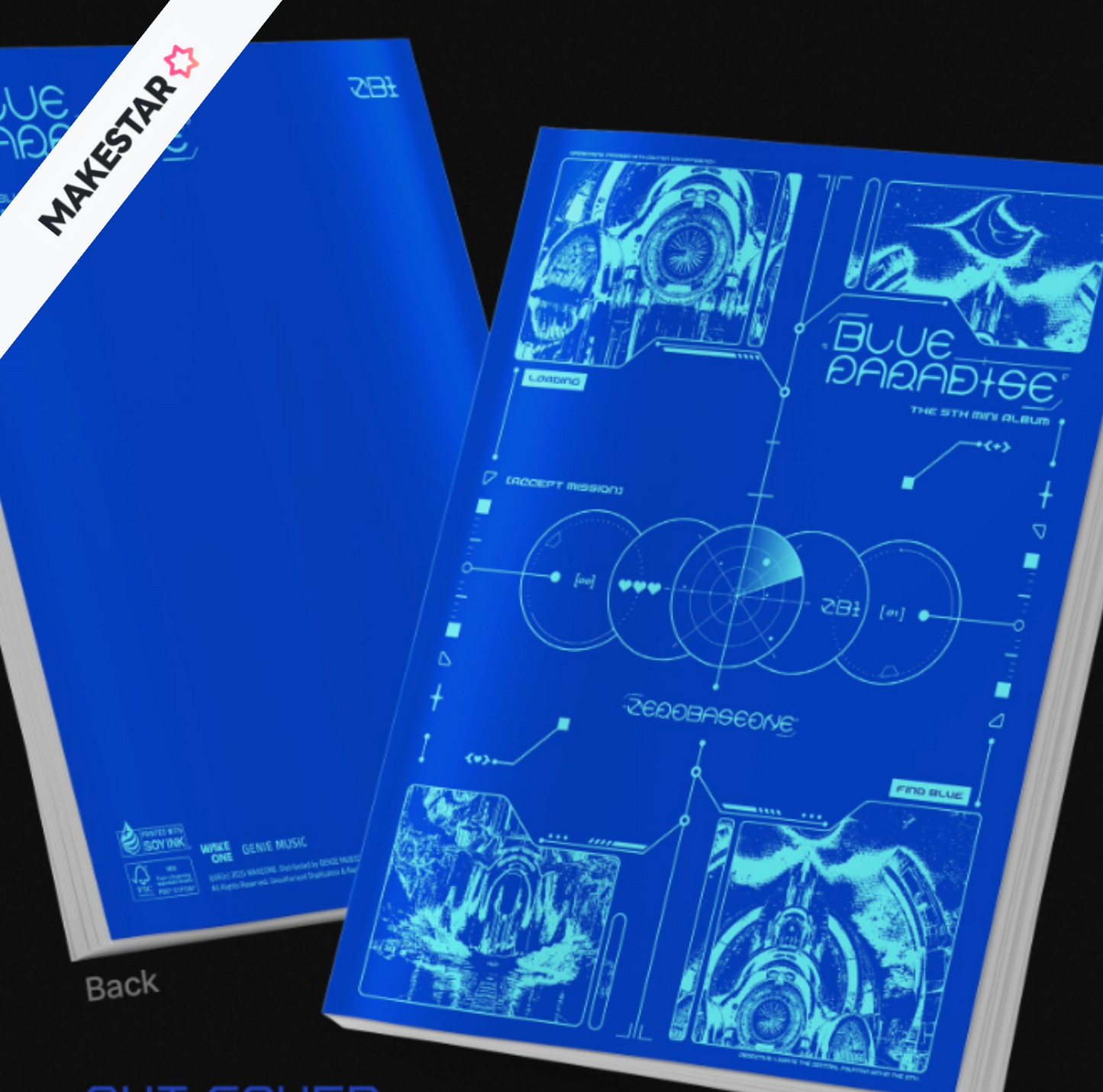 ZEROBASEONE - 5th Mini Album [BLUE PARADISE]  [MAKESTAR LUCKY DRAW]