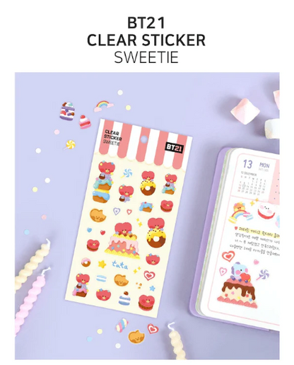 BT21 - Clear Sticker Sweetie