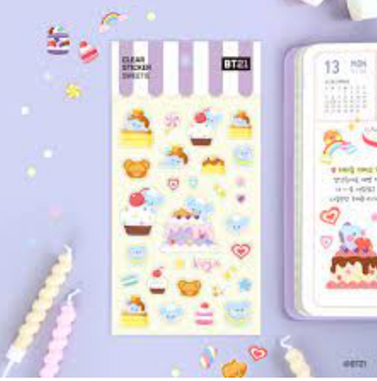 BT21 - Clear Sticker Sweetie