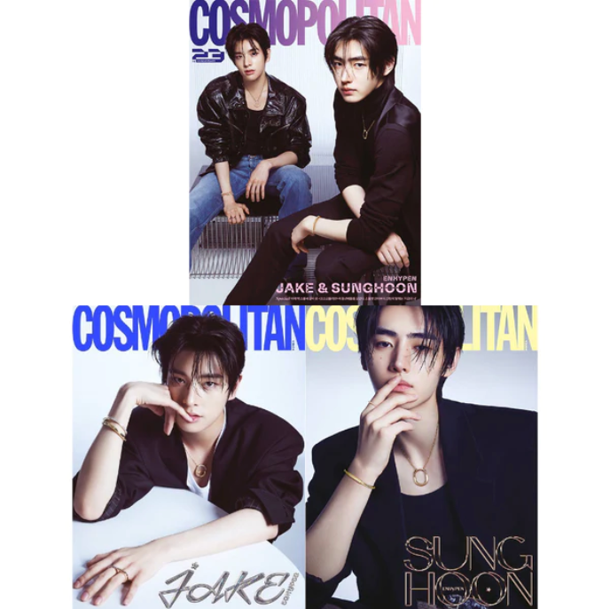 COSMOPOLITAIN KOREA : Sep.2023 - Cover : ENHYPEN Jake & Sunghoon