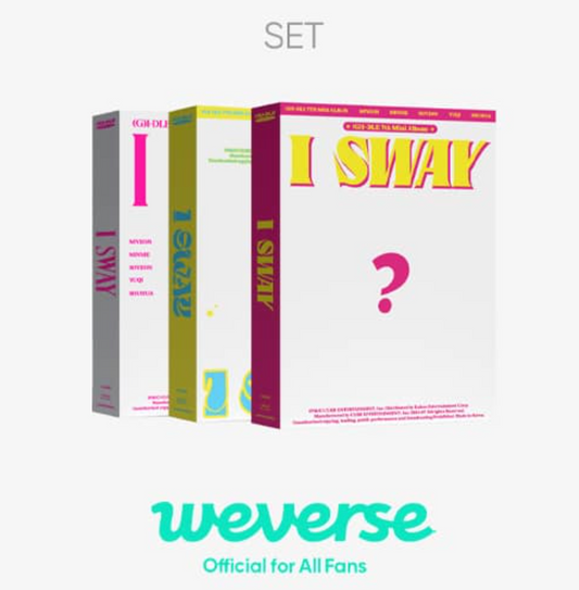 (G)I-DLE – 7th Mini Album [I SWAY] [WEVERSE POB] (SET)