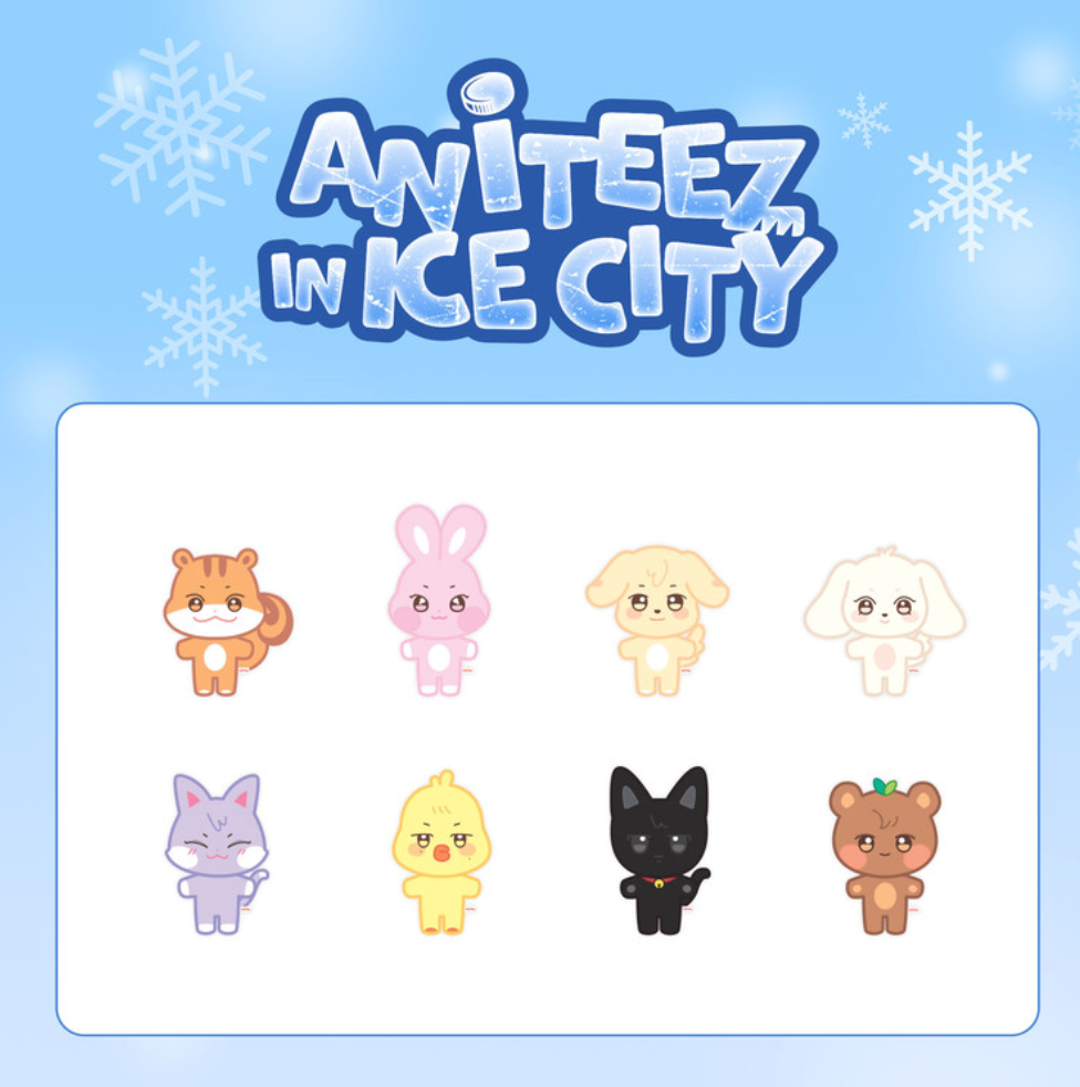 ATEEZ - ANITEEZ POP-UP [ANITEEZ IN ICE CITY] 2ND MD - PELUCHE & PELUCHE PORTE CLÉ