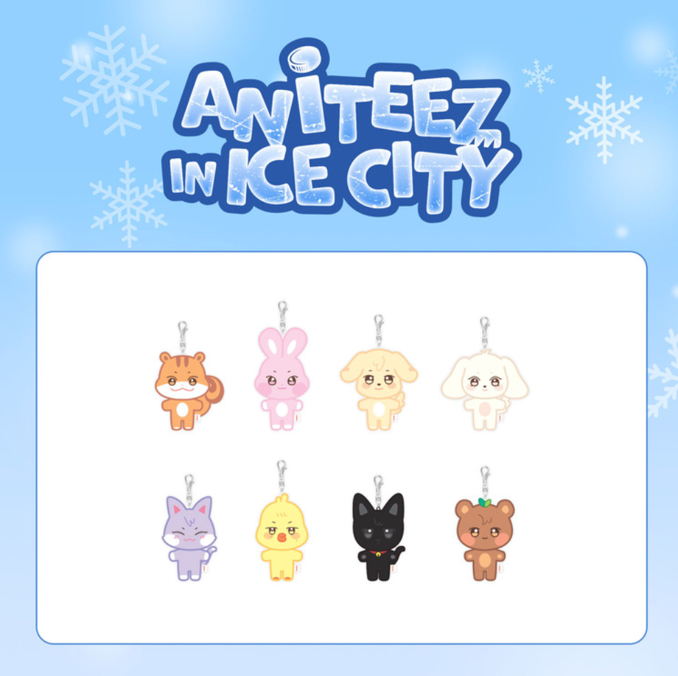 ATEEZ - ANITEEZ POP-UP [ANITEEZ IN ICE CITY] 2ND MD - PELUCHE & PELUCHE PORTE CLÉ