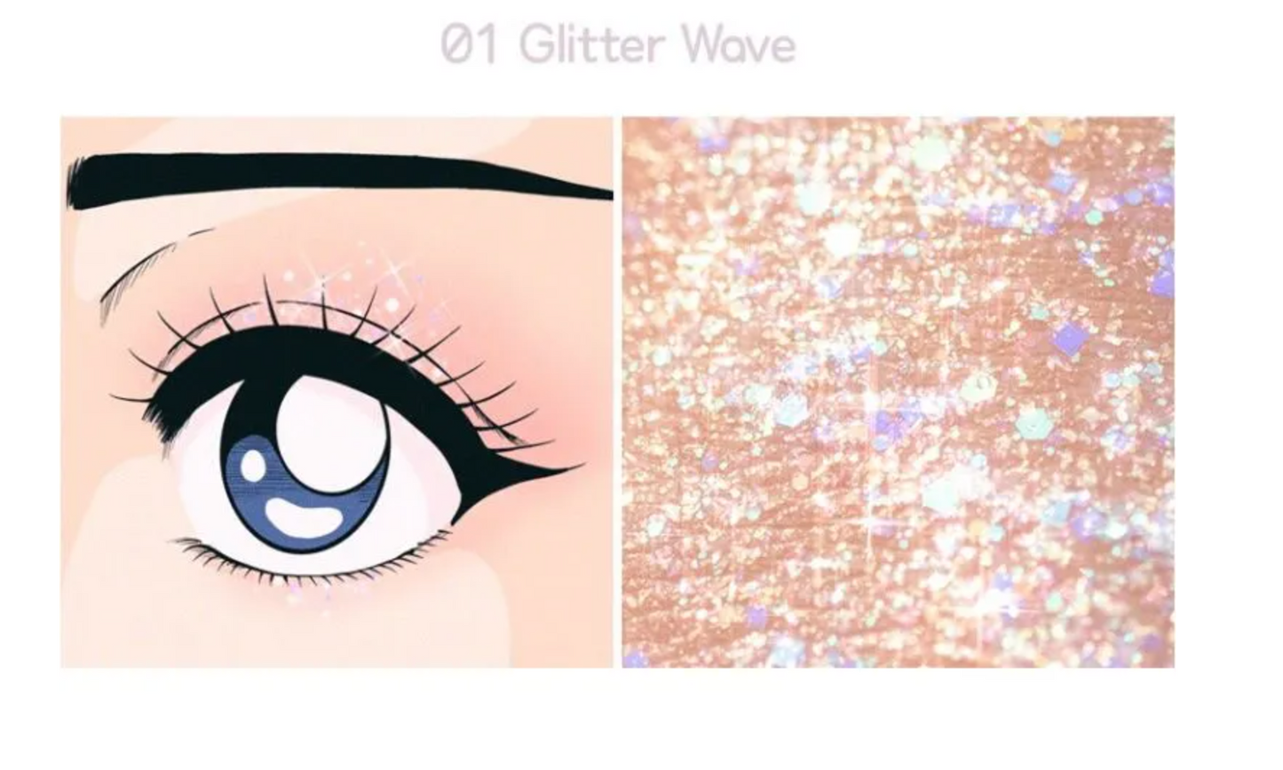 Peripera - Sugar Twinkle Liquid Glitter - 3 Colors [#01 Glitter Wave]