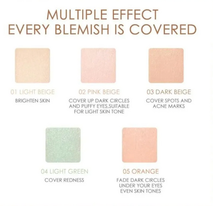 FOCALLURE - Color Correcting Concealer Palette [#1 - 47g]