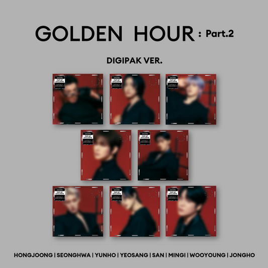 ATEEZ - 11th EP [GOLDEN HOUR : Part.2] [hello82 Europe POP-UP Exclusive] (Digipack ver.)