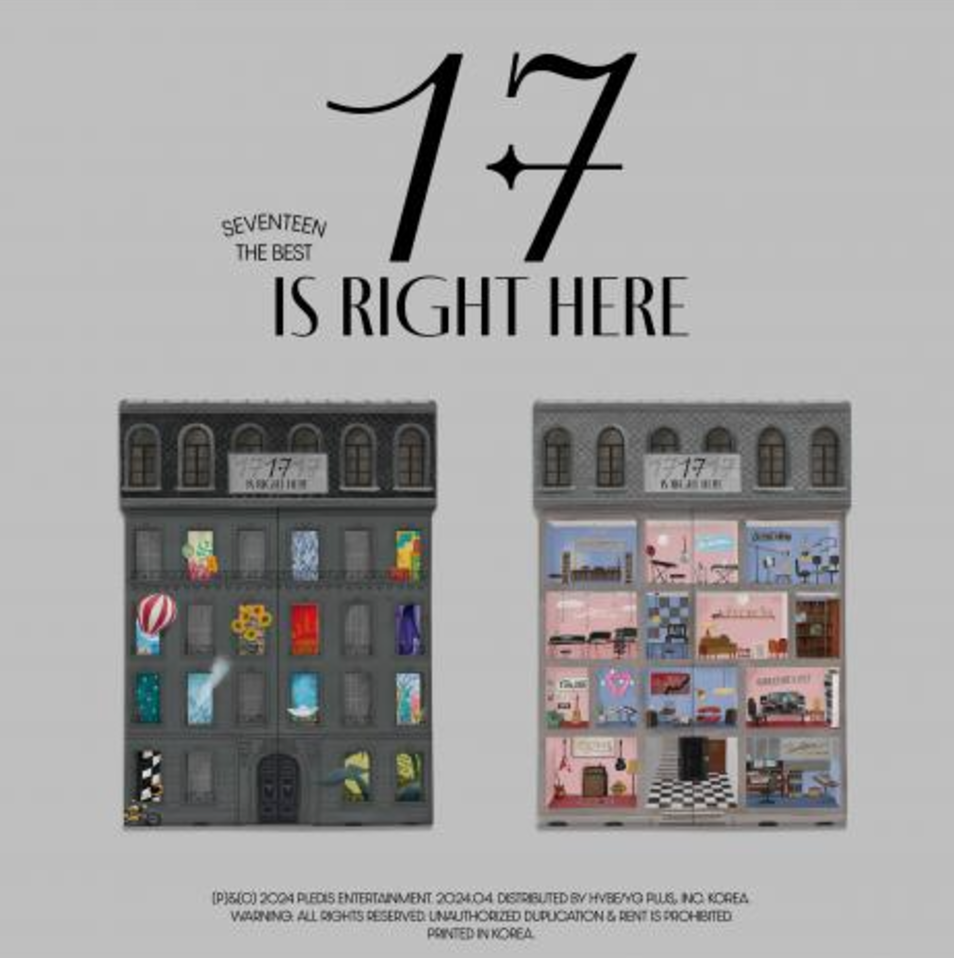 SEVENTEEN - SEVENTEEN BEST ALBUM '17 IS RIGHT HERE'