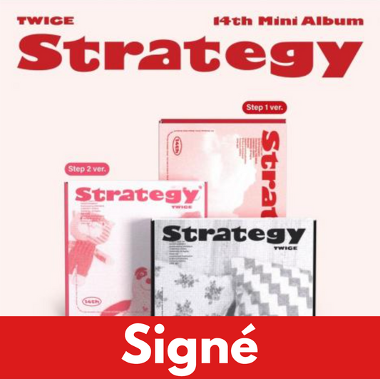 TWICE - STRATEGY [SIGNÉS]