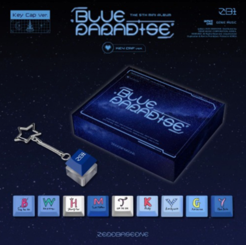 ZEROBASEONE - 5th Mini Album [BLUE PARADISE] (Key Cap Ver.)