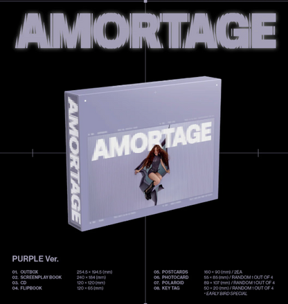 JISOO - Mini Album [AMORTAGE] EXCLUSIVE EDITION