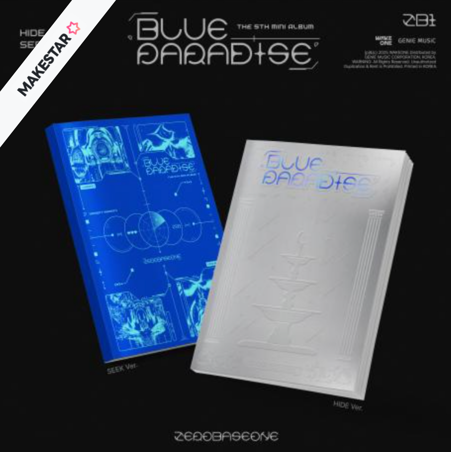 ZEROBASEONE - 5th Mini Album [BLUE PARADISE]  [MAKESTAR LUCKY DRAW]