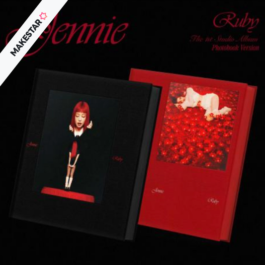 JENNIE - The 1st Studio Album [Ruby] (Photobook Ver.) [MAKESTAR LUCKY DRAW]