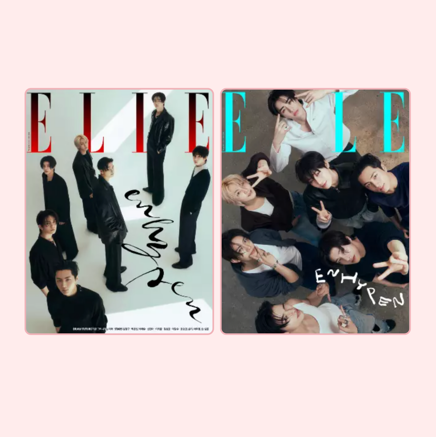 ENHYPEN - Elle Korean Magazine Avril 2025