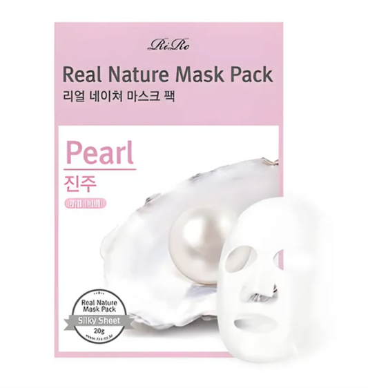 RiRe - Real Nature Mask Pack (Pearl) - Masque