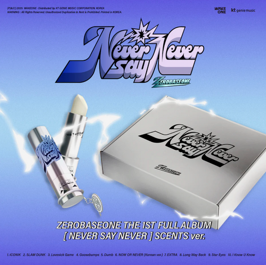 ZEROBASEONE - 1st Full Album [NEVER SAY NEVER] SCENTS Ver.