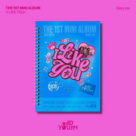 ODD YOUTH - 1st Mini Album [I LIKE YOU] Diary Ver.