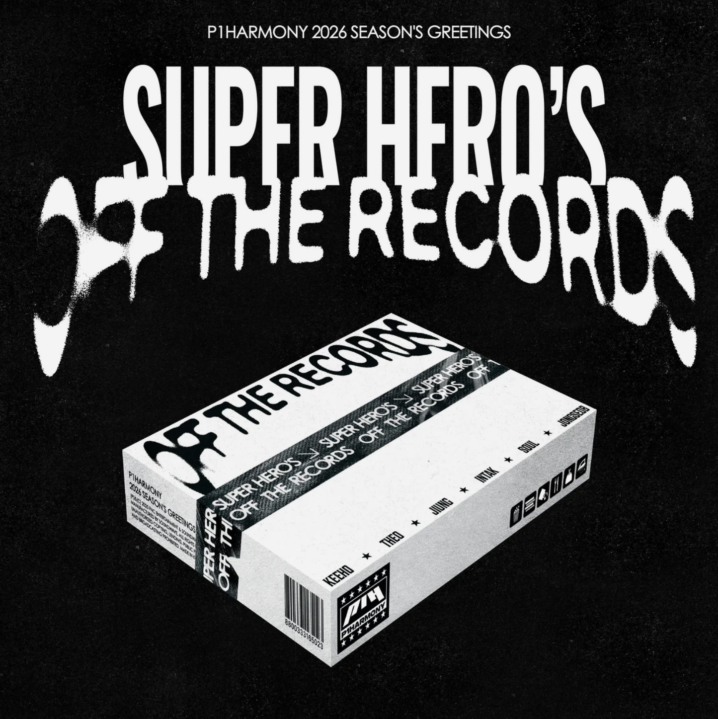 P1Harmony - 2026 SEASON'S GREETINGS [SUPER HERO'S OFF THE RECORDS]