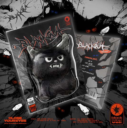 CLOSE YOUR EYES - 3rd Mini Album [blackout] black CLting-I Ver.