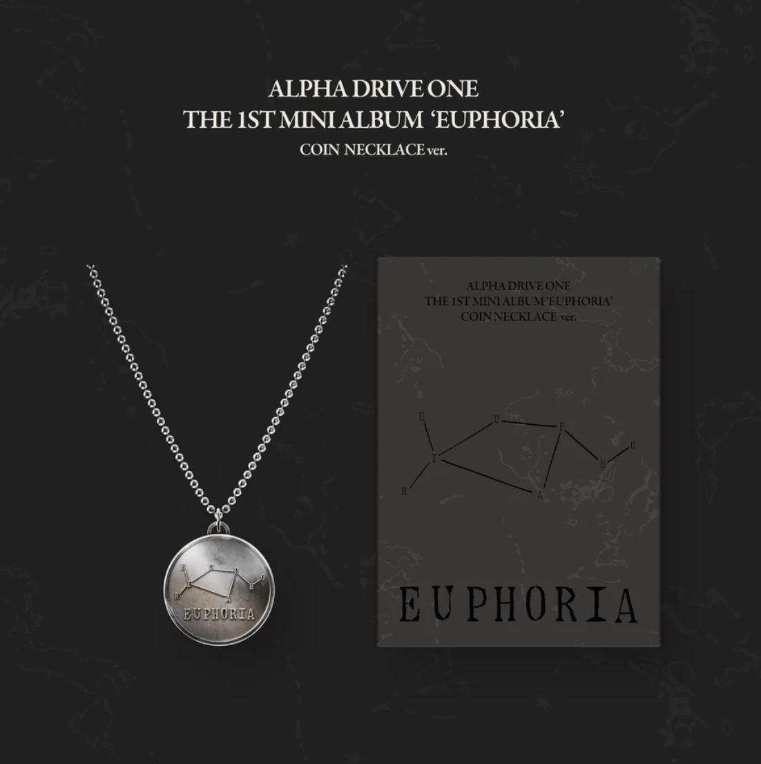 ALPHA DRIVE ONE - 1st Mini Album [EUPHORIA] COIN NECKLACE Ver.