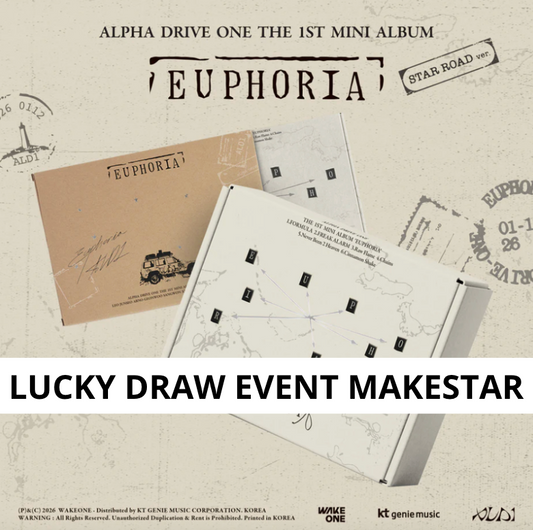[MAKESTAR Event] ALPHA DRIVE ONE - 1st Mini Album [EUPHORIA] STAR ROAD Ver.