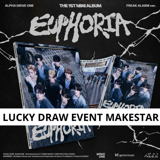 [MAKESTAR Event] ALPHA DRIVE ONE - 1st Mini Album [EUPHORIA] FREAK ALARM  Ver.