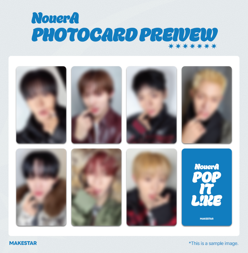 [MAKESTAR Pre-order Release Party] NouerA - THE 3RD MINI ALBUM [POP IT LIKE] (Pocaalbum ver.)