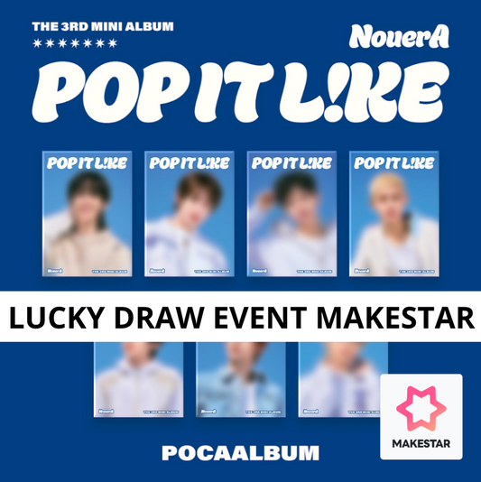 [MAKESTAR Pre-order Release Party] NouerA - THE 3RD MINI ALBUM [POP IT LIKE] (Pocaalbum ver.)